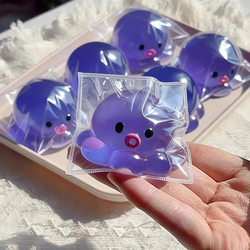 1Pcs Bubble Squid Taba Squishy Toy Muddy Slow Rebound Stress Relief Squeeze Toy for Kids Adults, Perfect for Party