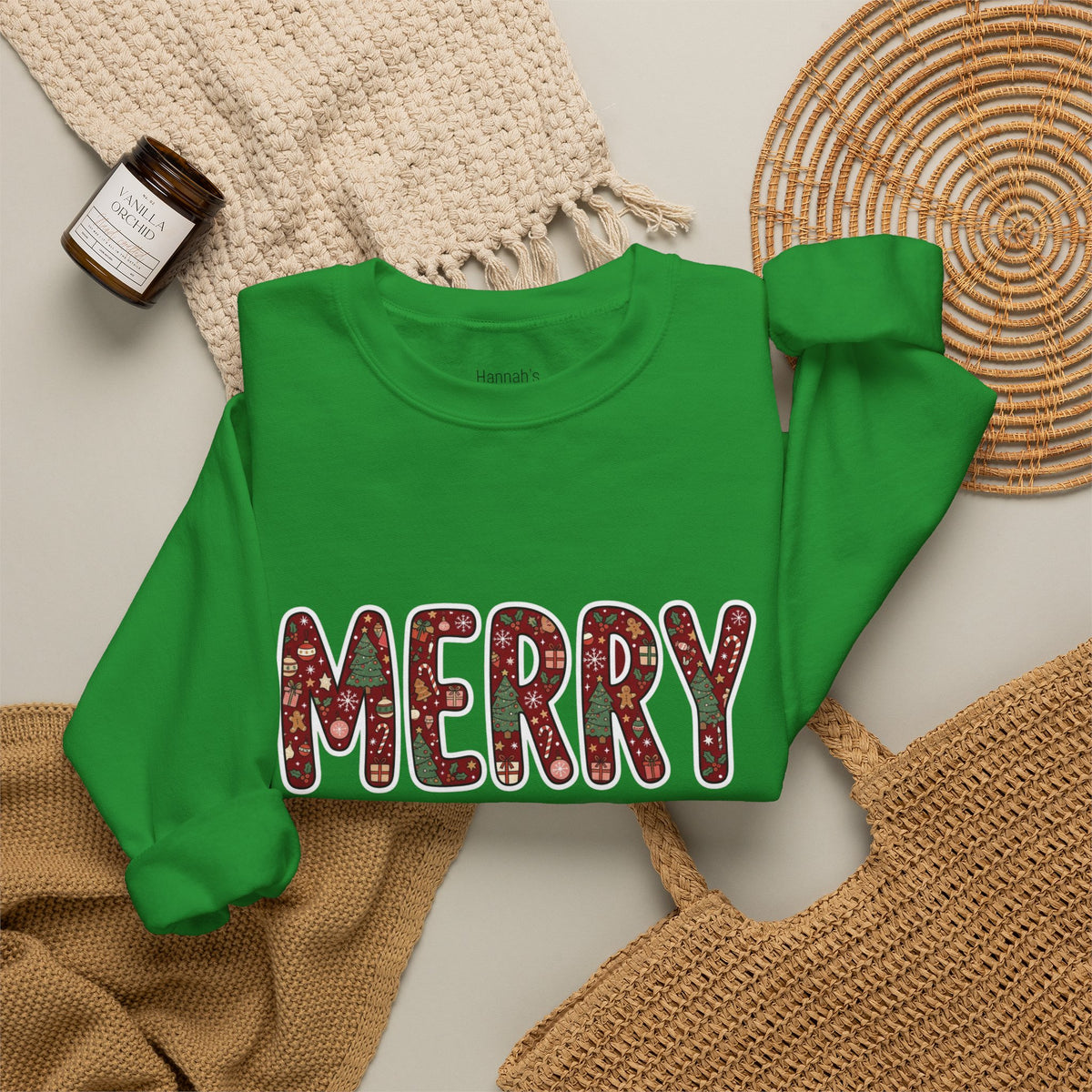 Merry Holiday Crewneck Sweatshirt