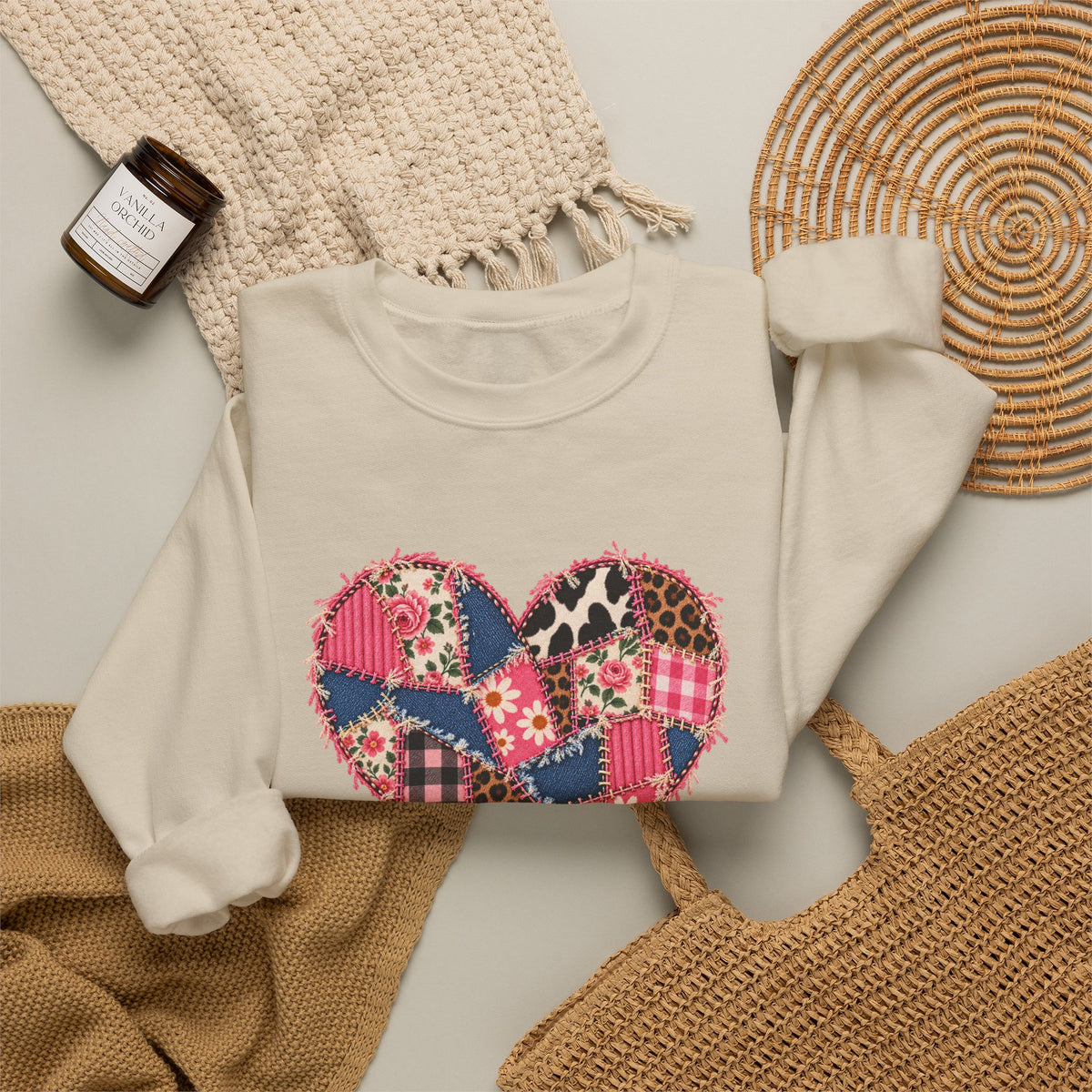 Heart Crewneck Sweatshirt