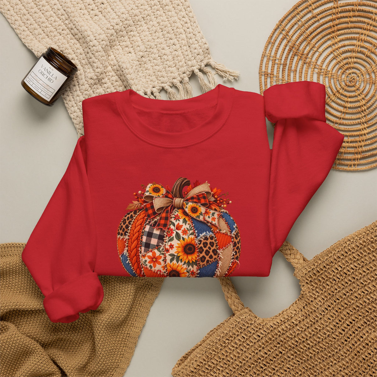 Autumn Pumpkin Crewneck Sweatshirt