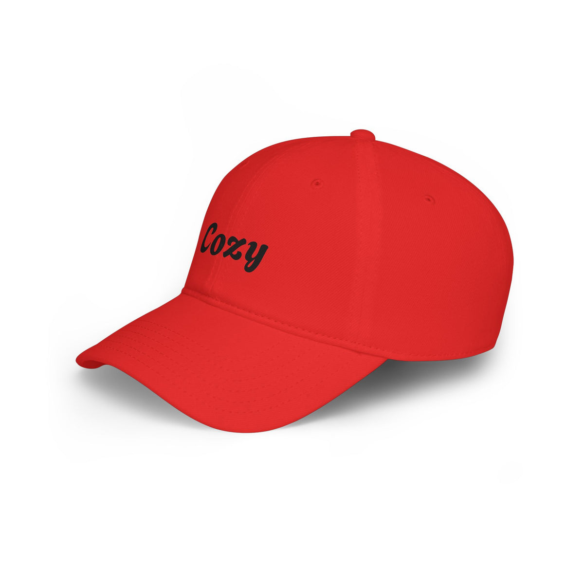 Cozy Embroidered Low-Profile Baseball Cap — Casual Retro Script Hat