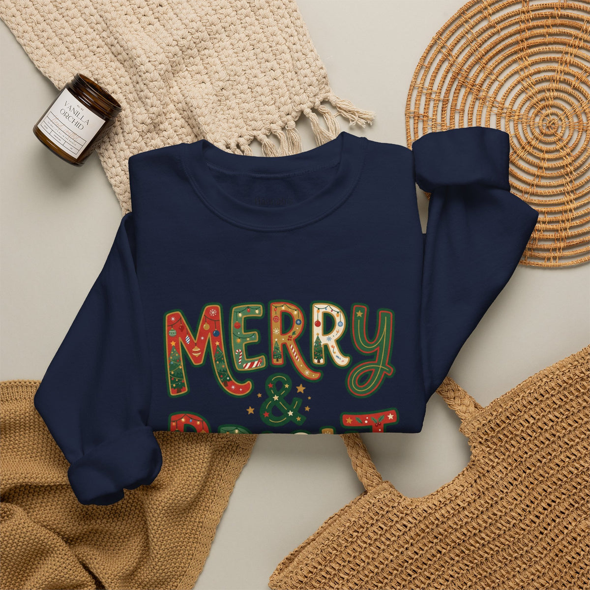 Merry & Bright Christmas Sweatshirt