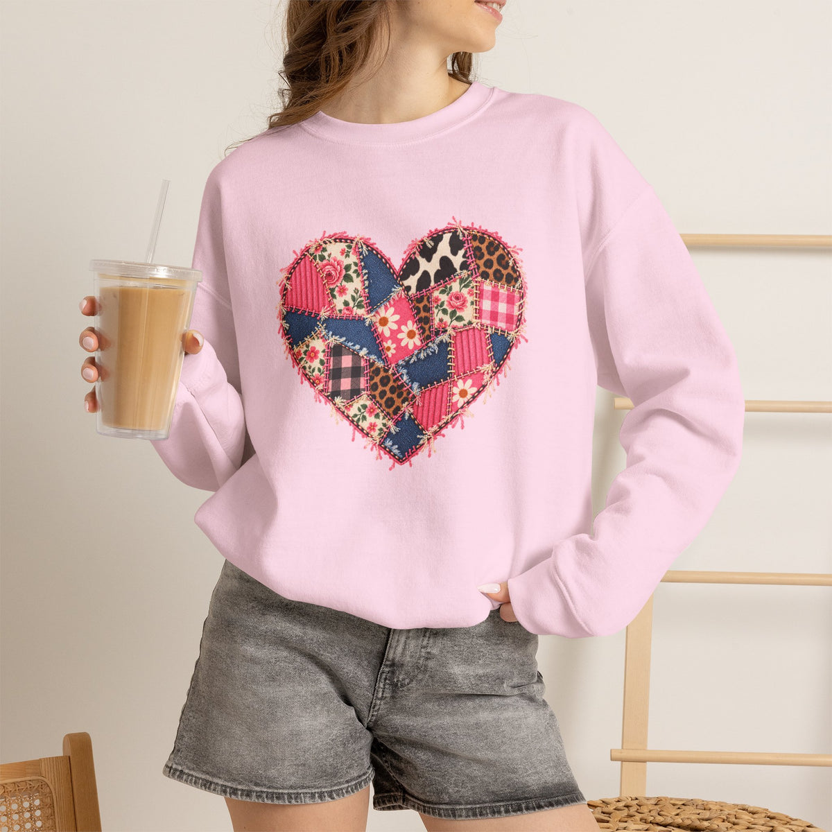 Heart Crewneck Sweatshirt