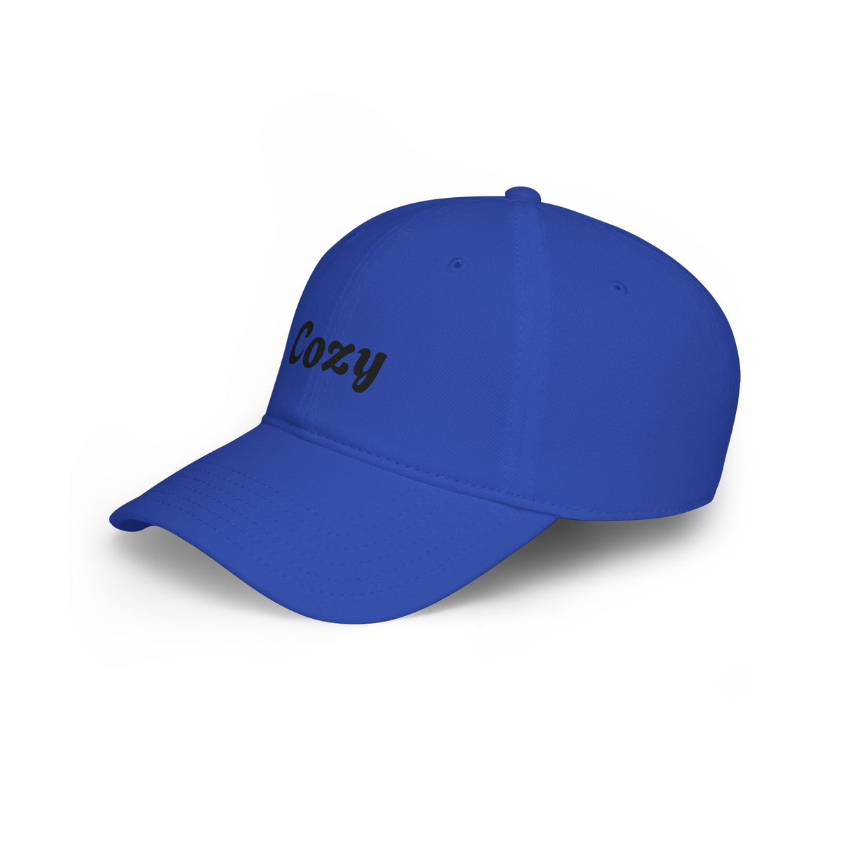 Cozy Embroidered Low-Profile Baseball Cap — Casual Retro Script Hat