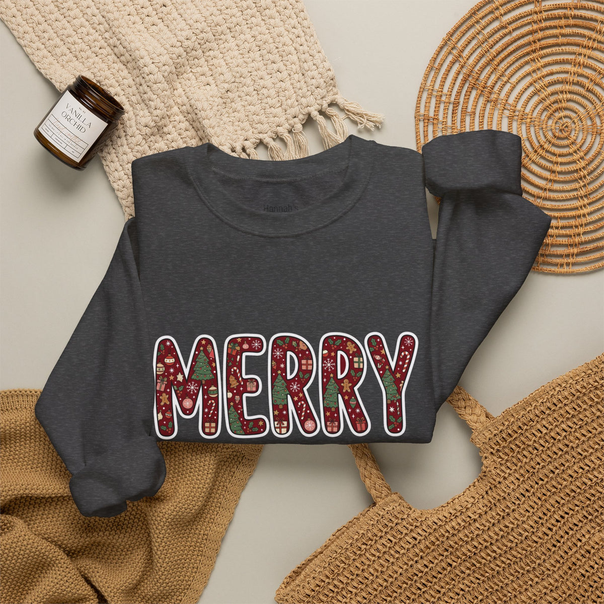 Merry Holiday Crewneck Sweatshirt