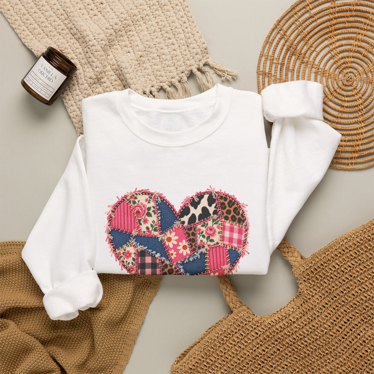 Heart Crewneck Sweatshirt