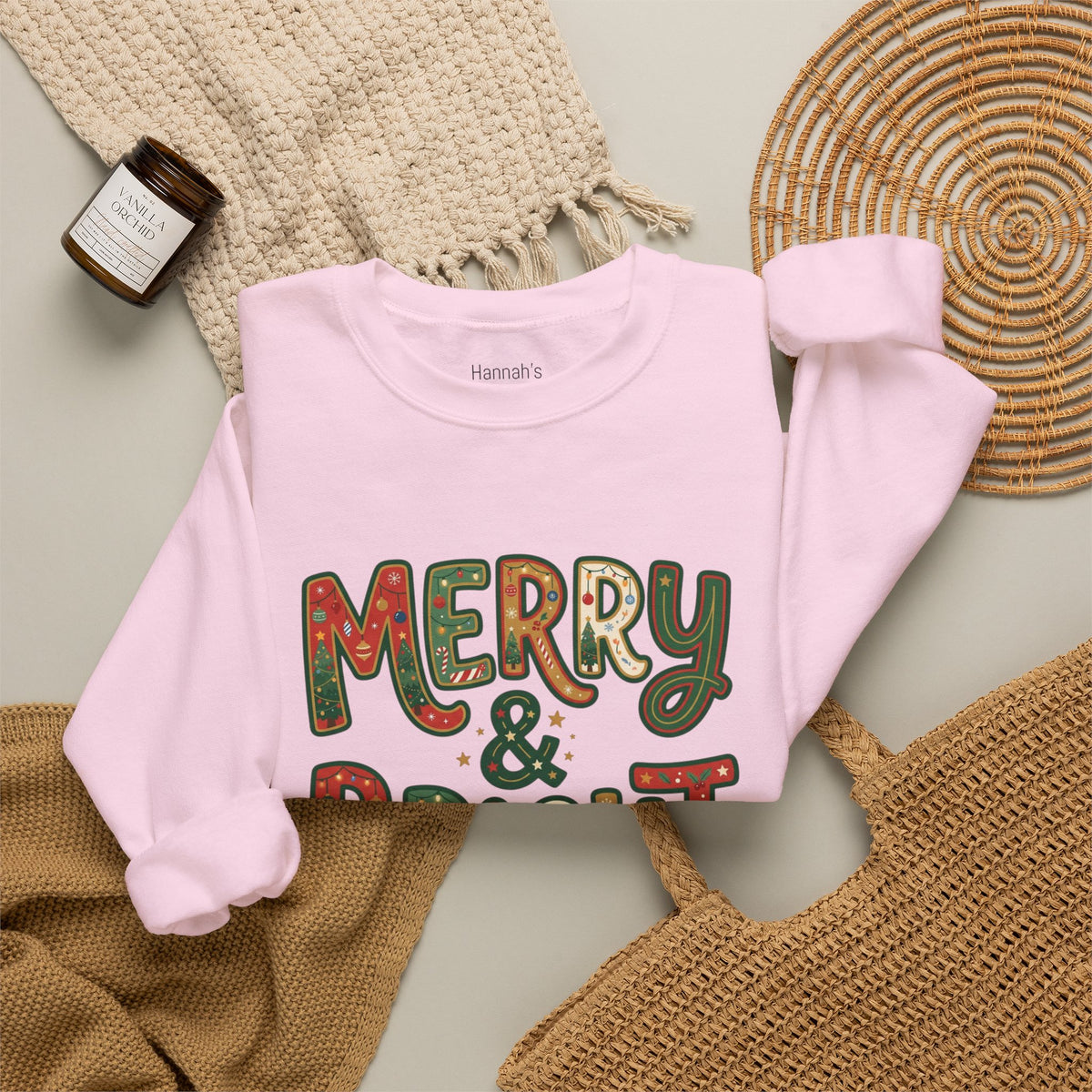 Merry & Bright Christmas Sweatshirt