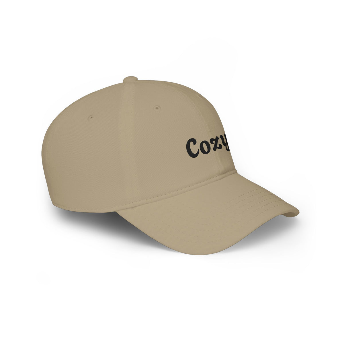 Cozy Embroidered Low-Profile Baseball Cap — Casual Retro Script Hat