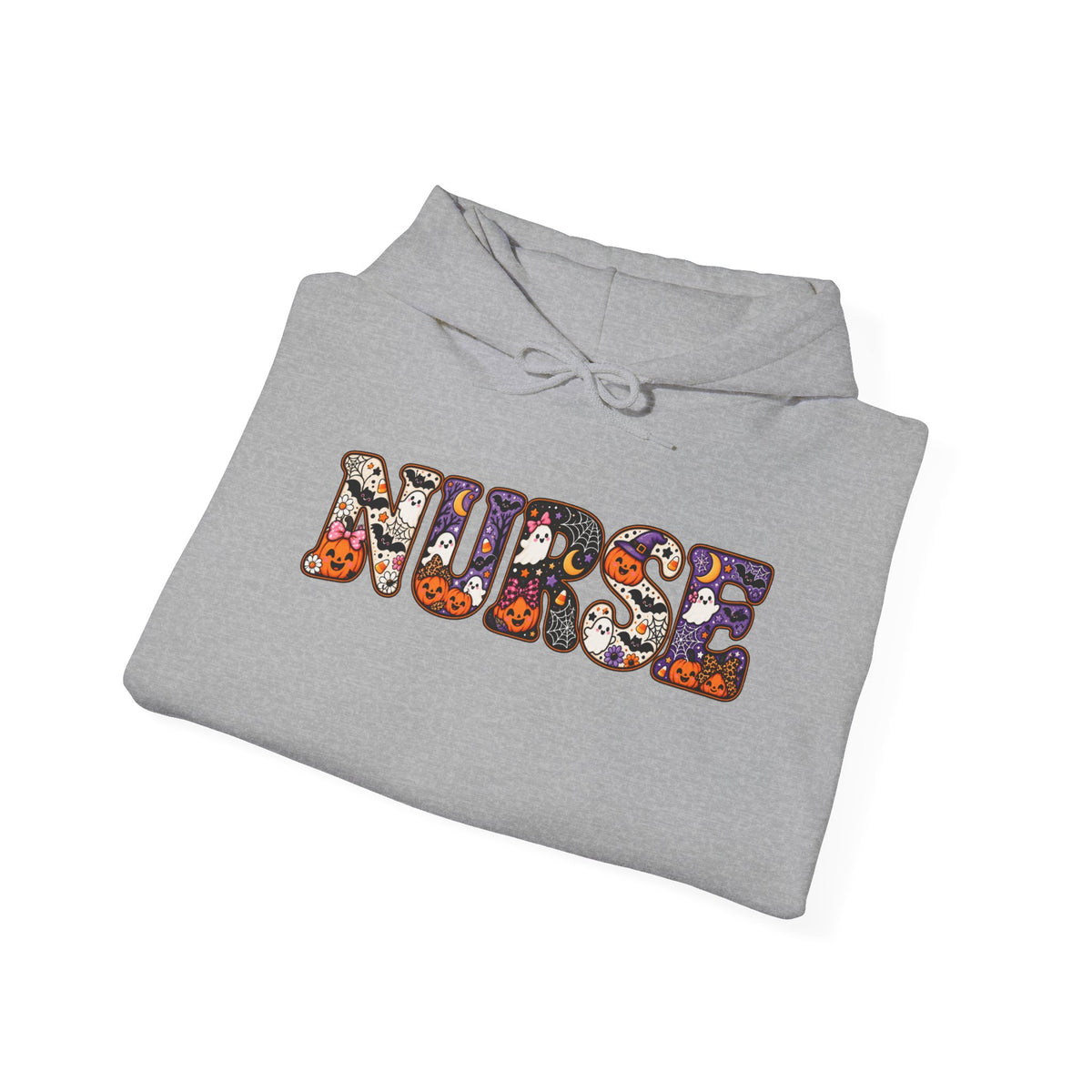 Nurse Floral Patchwork Hoodie — Women’s & Men’s Nursing Gift Pullover