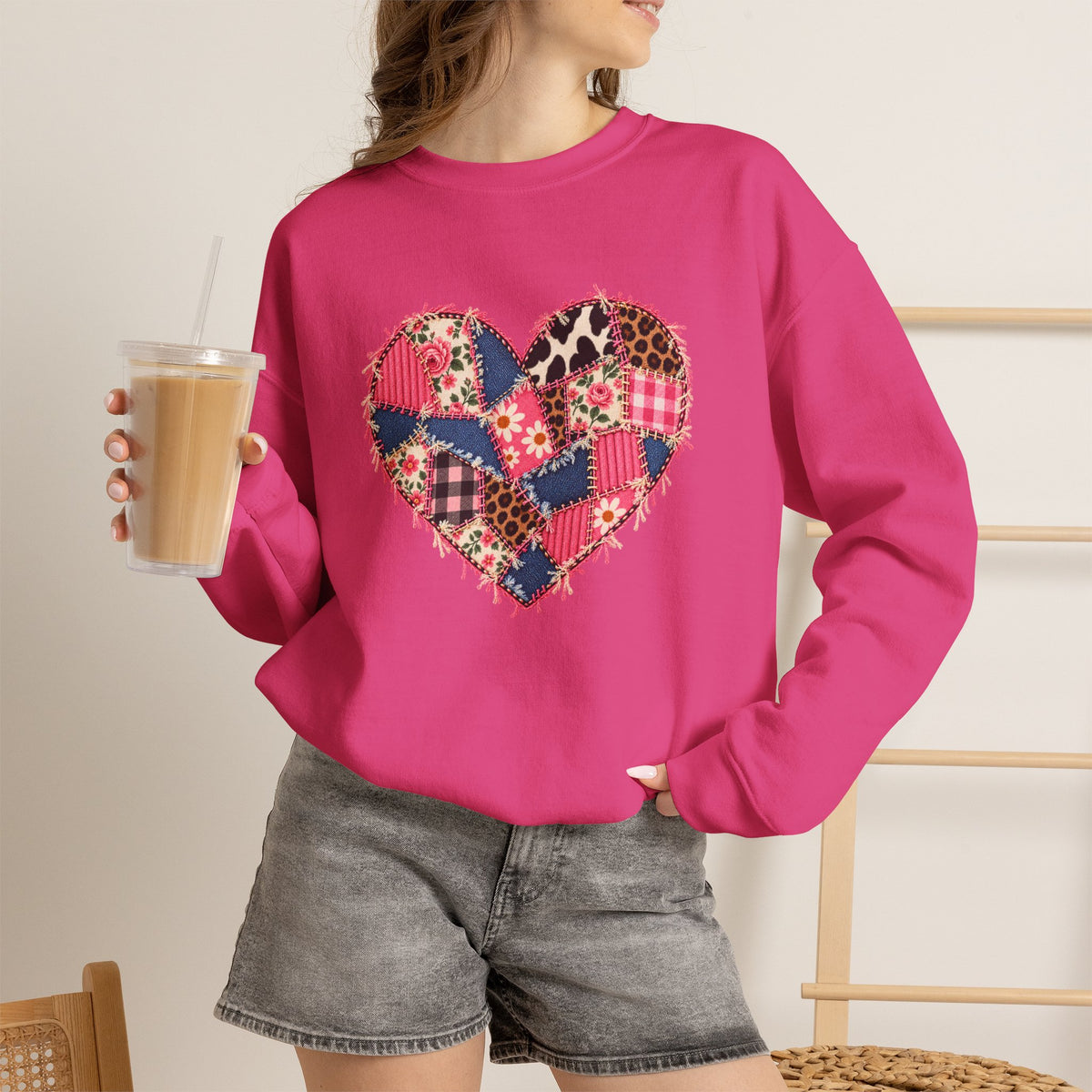 Heart Crewneck Sweatshirt