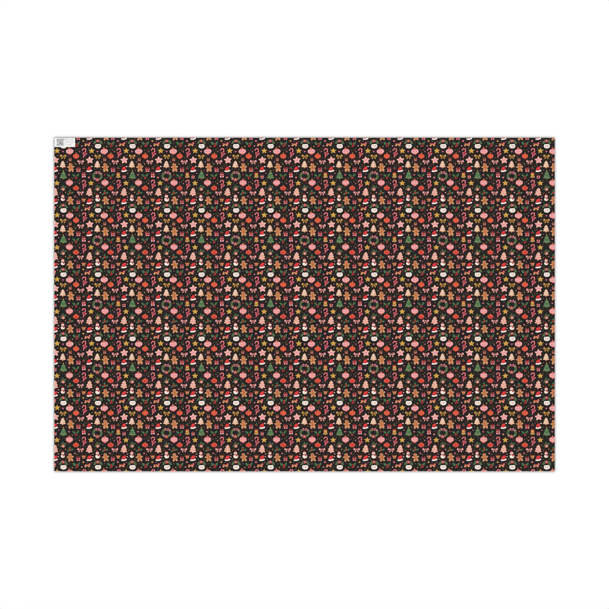 Christmas Cookies Pattern Gift Wrap Paper — Festive Holiday Wrapping Sheets