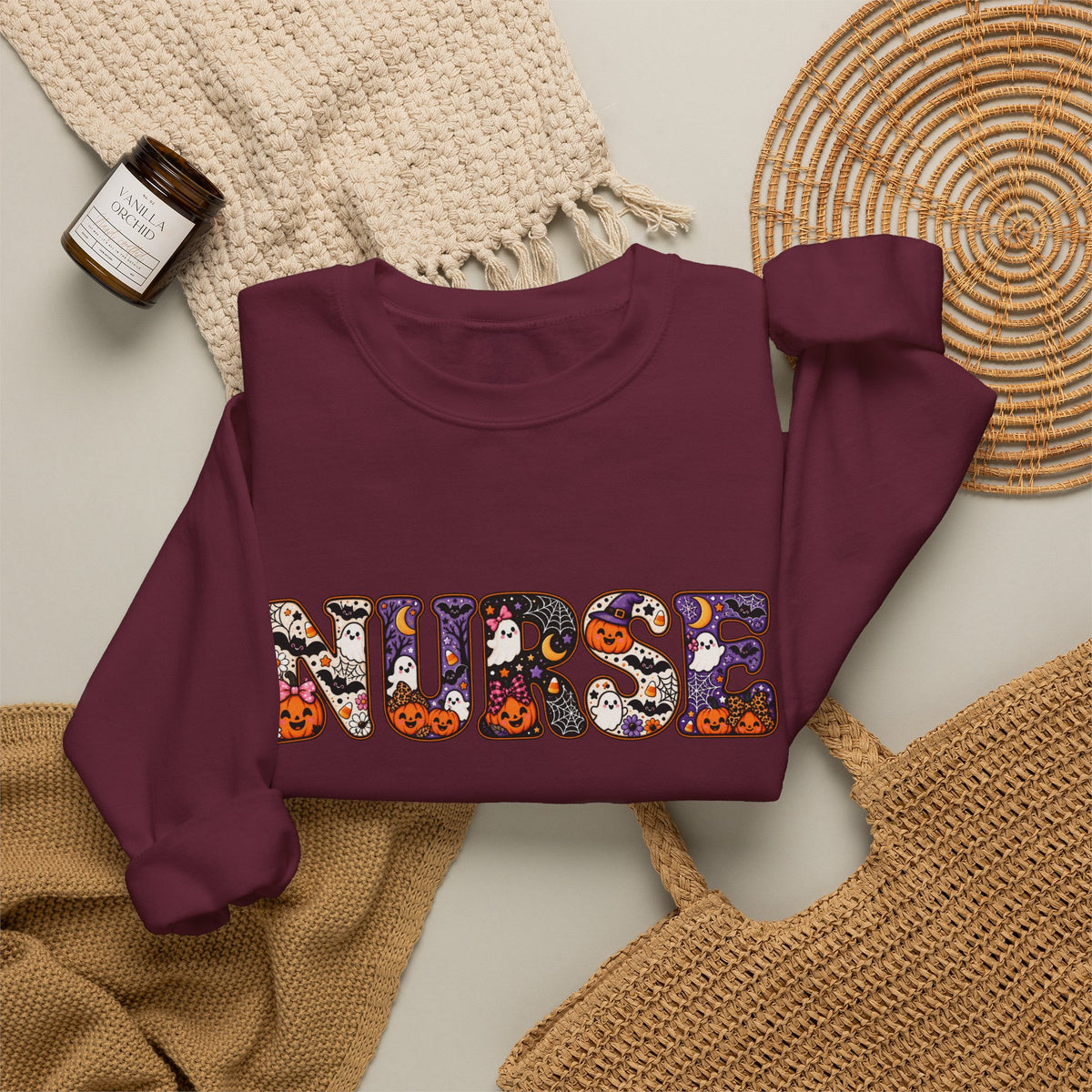Nurse Floral Sweatshirt – Healthcare Worker Crewneck