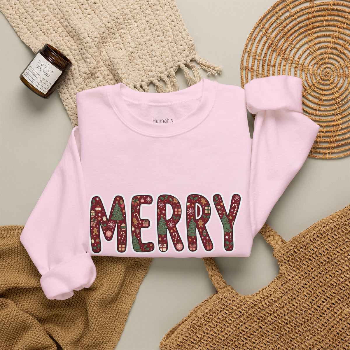 Merry Holiday Crewneck Sweatshirt