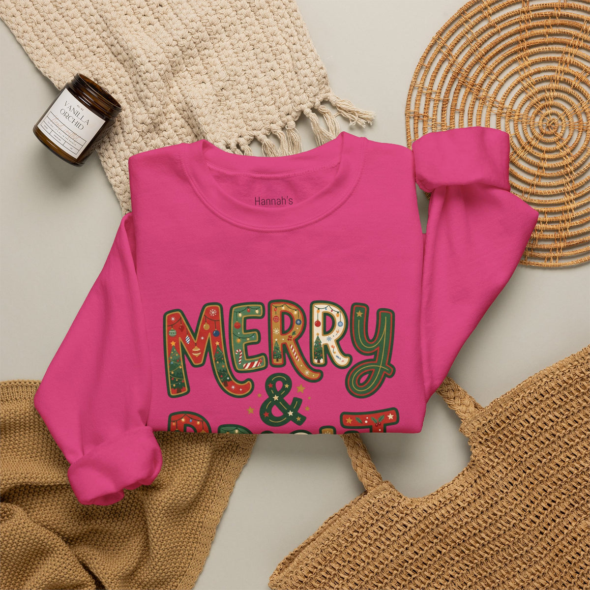 Merry & Bright Christmas Sweatshirt