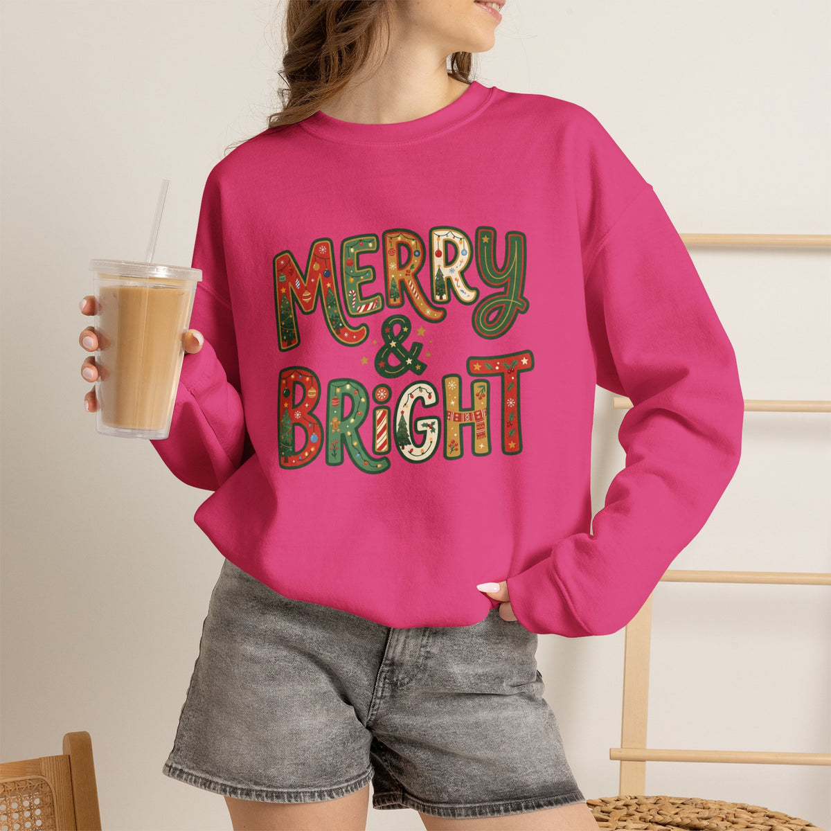 Merry & Bright Christmas Sweatshirt