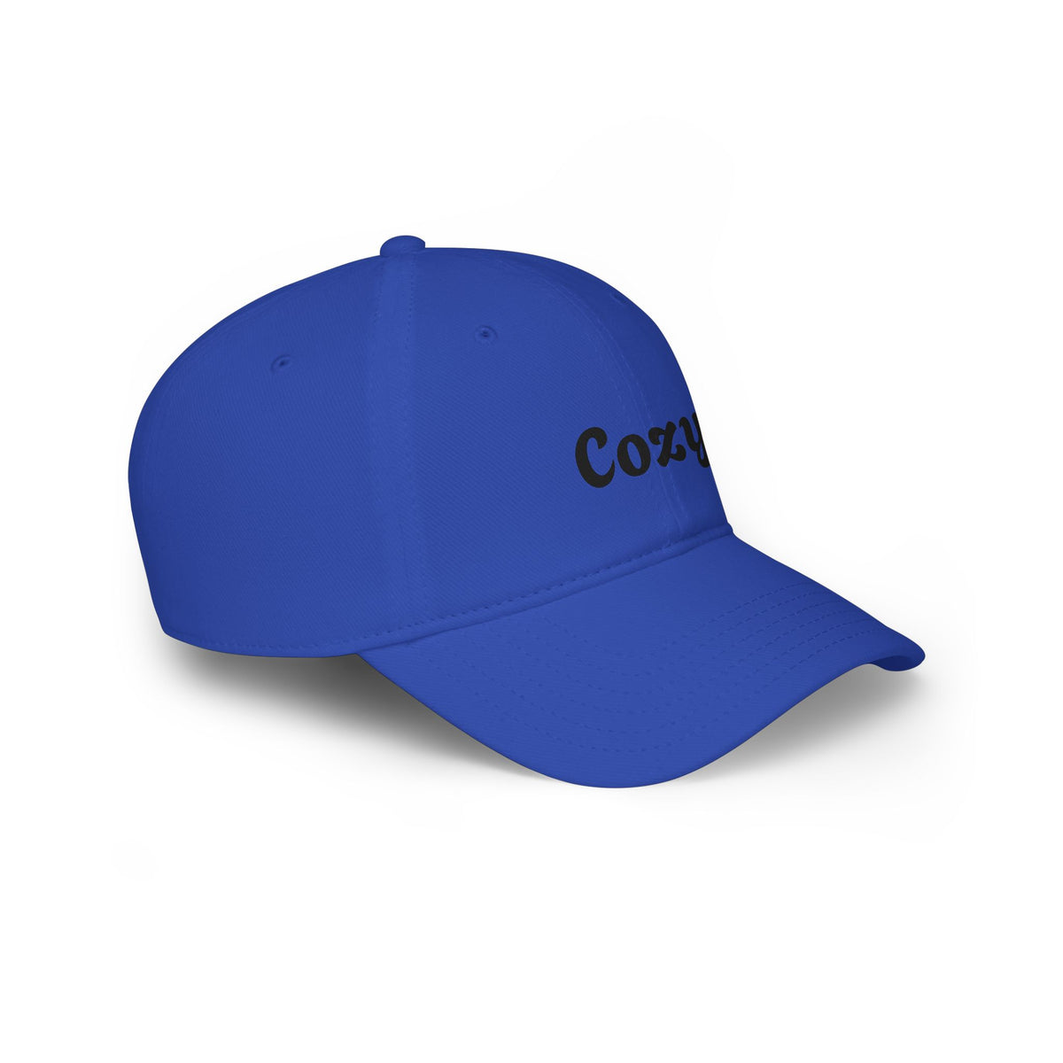 Cozy Embroidered Low-Profile Baseball Cap — Casual Retro Script Hat