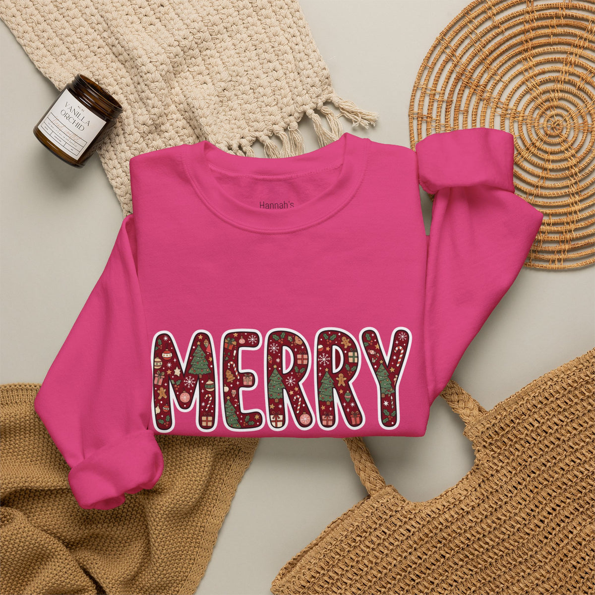 Merry Holiday Crewneck Sweatshirt