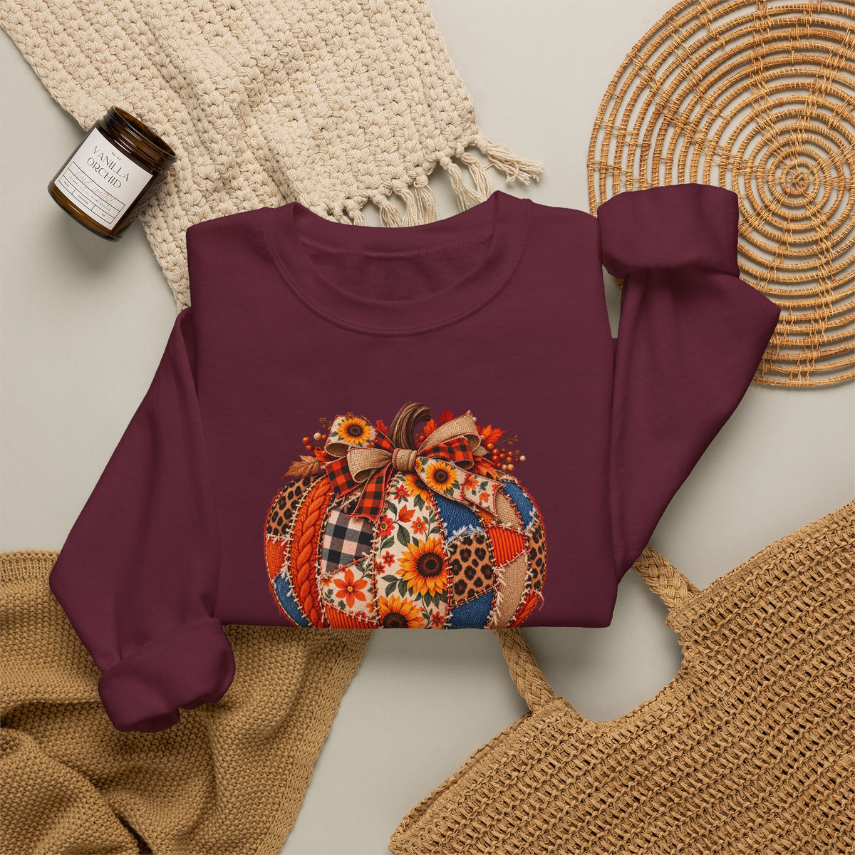 Autumn Pumpkin Crewneck Sweatshirt