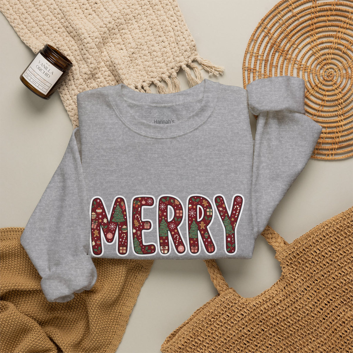 Merry Holiday Crewneck Sweatshirt