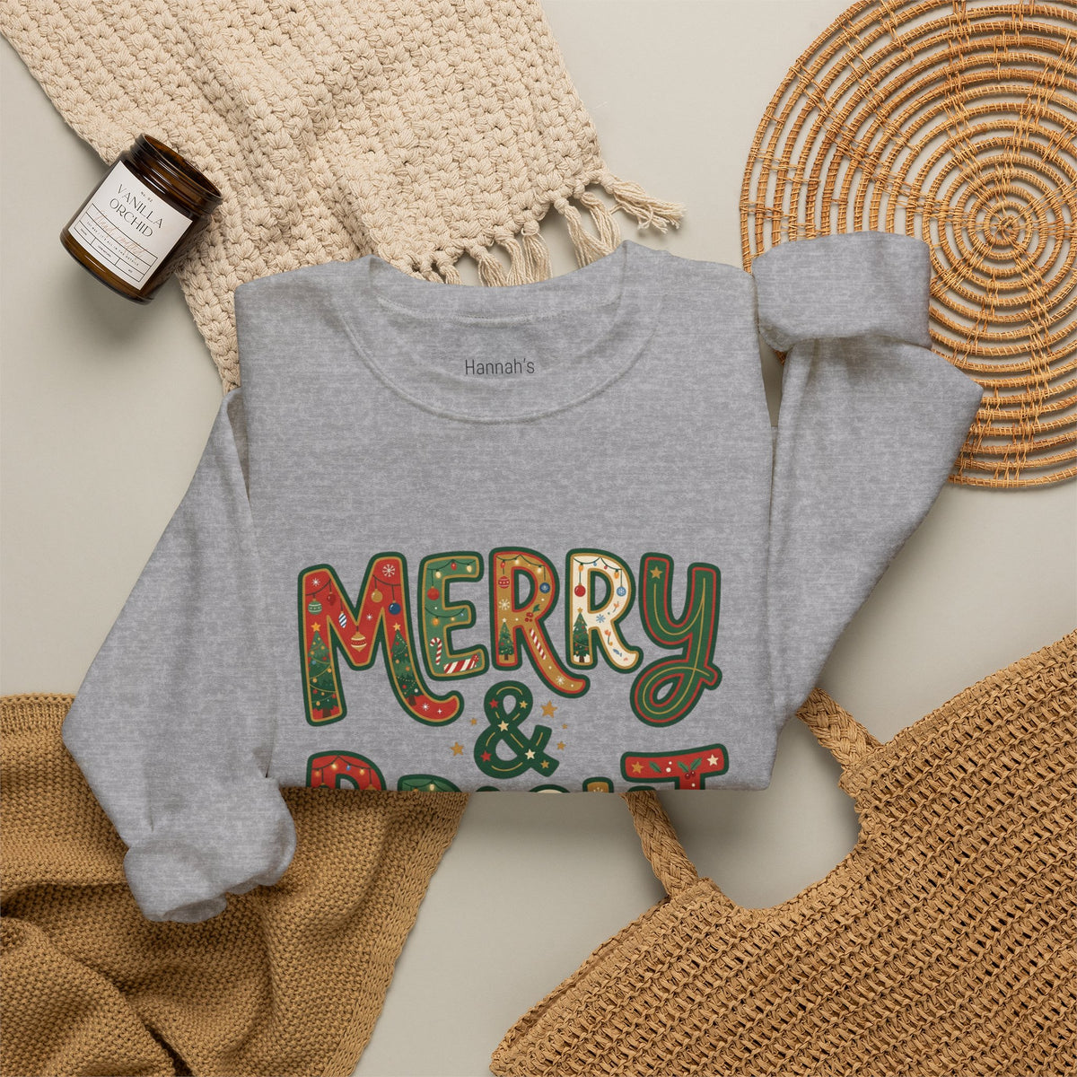 Merry & Bright Christmas Sweatshirt