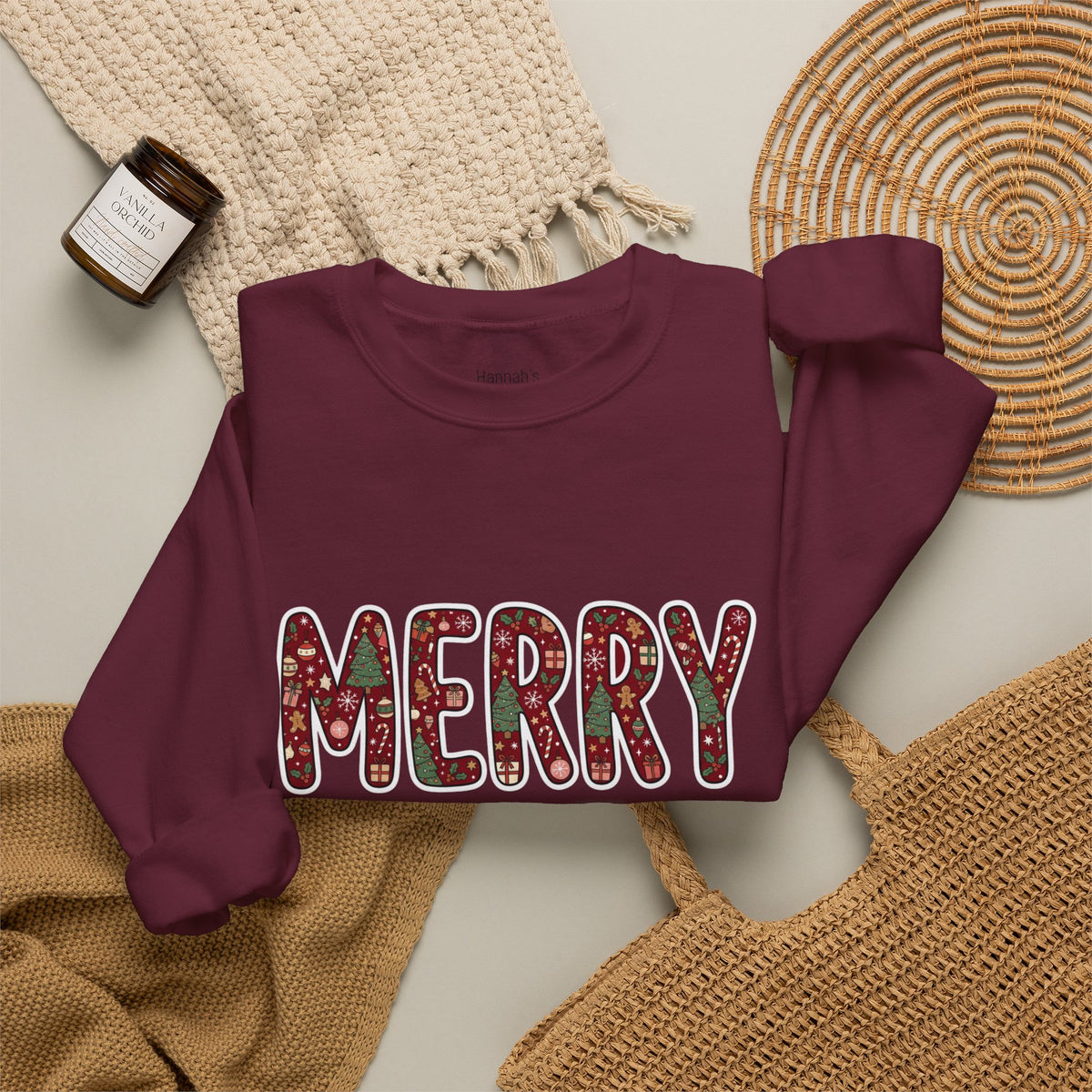 Merry Holiday Crewneck Sweatshirt
