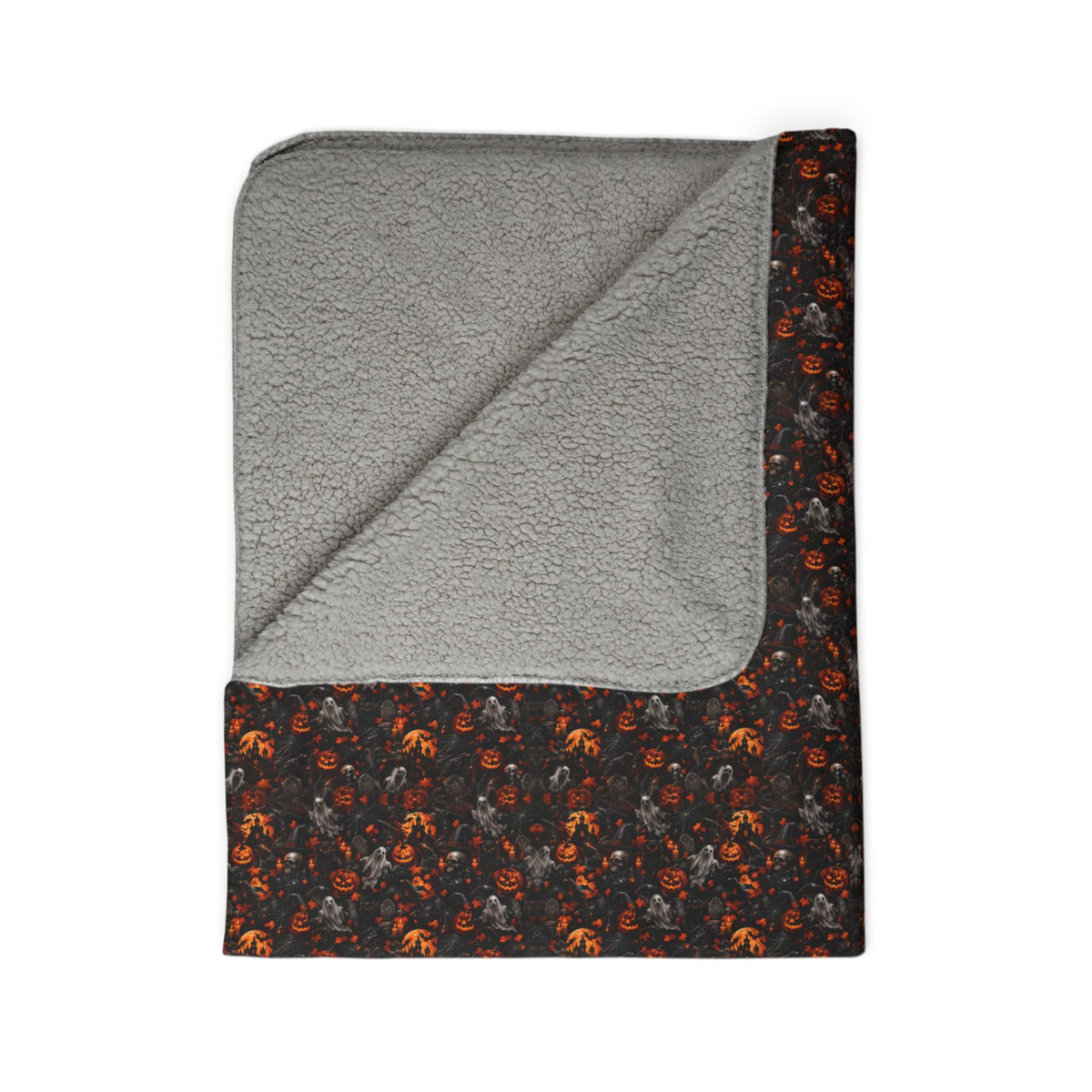 Halloween Fleece Sherpa Blanket
