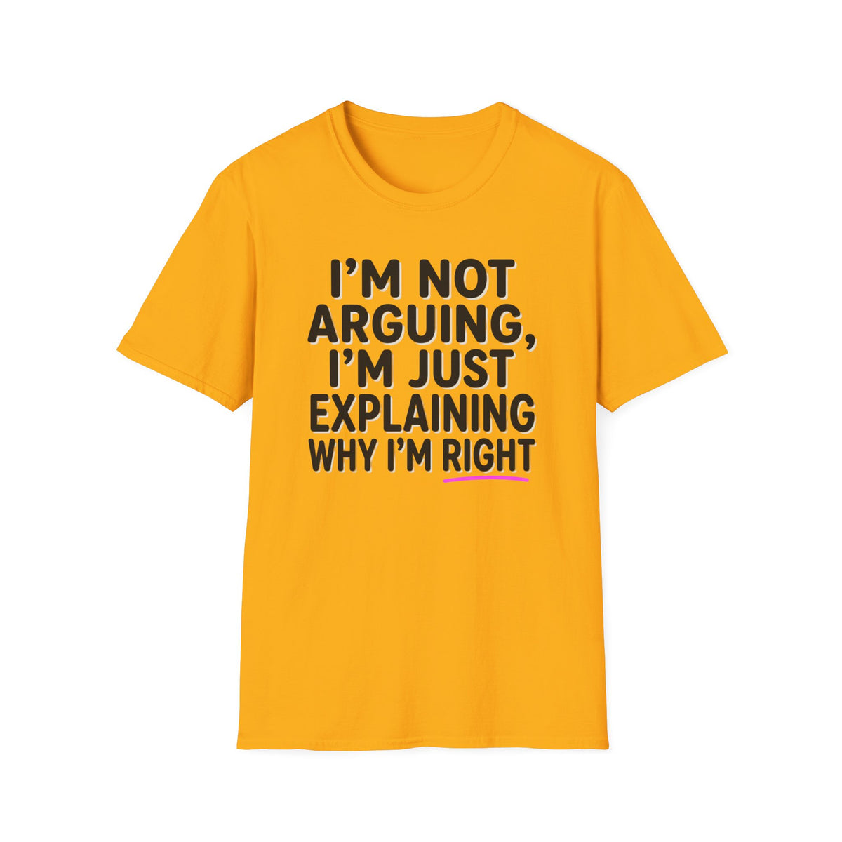 I’m Not Arguing T-Shirt – Funny "I’m Just Explaining Why I’m Right" Graphic Tee