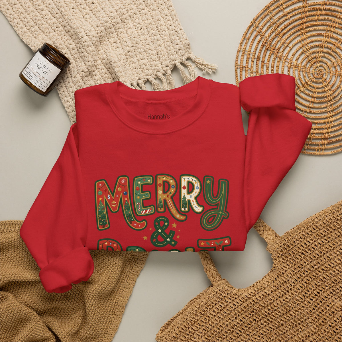 Merry & Bright Christmas Sweatshirt