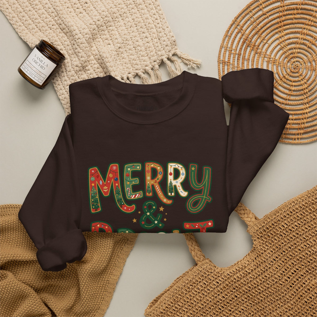 Merry & Bright Christmas Sweatshirt