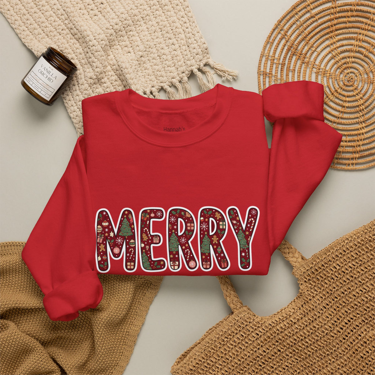Merry Holiday Crewneck Sweatshirt