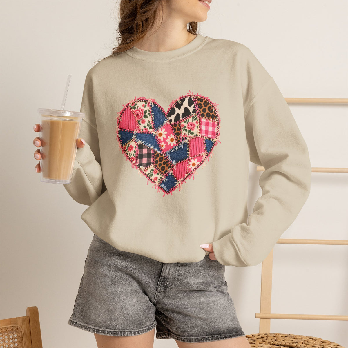 Heart Crewneck Sweatshirt