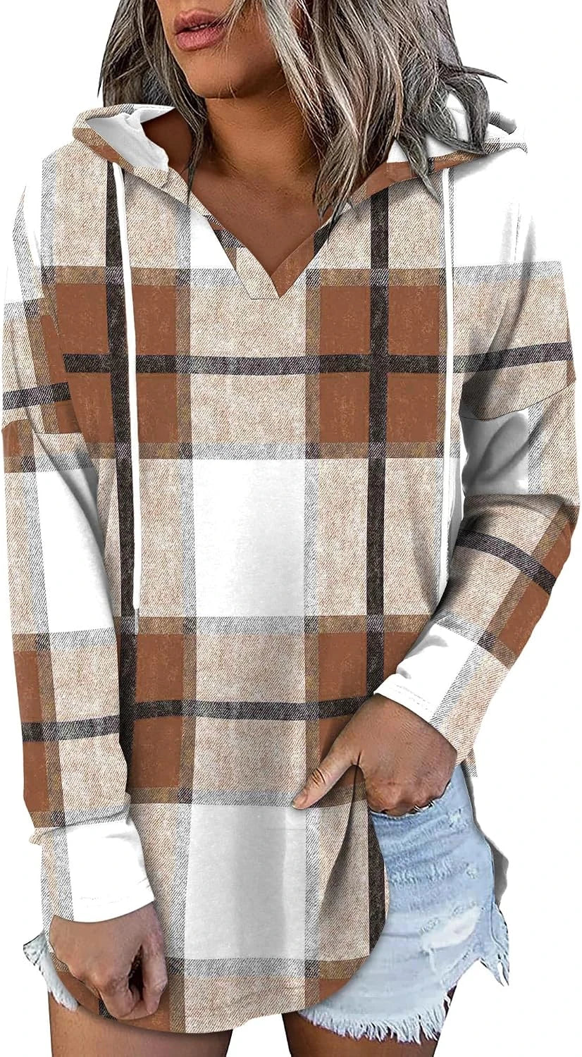 Chiczone Long Sleeve V-Neck Hoodie