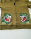 Toddler Boy Dinosaur Zip Hoodie