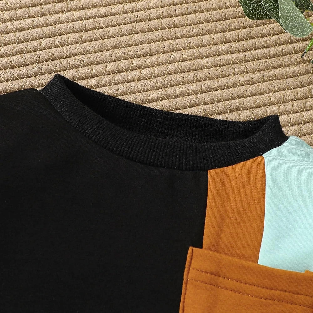 Toddler Color Block Tracksuit