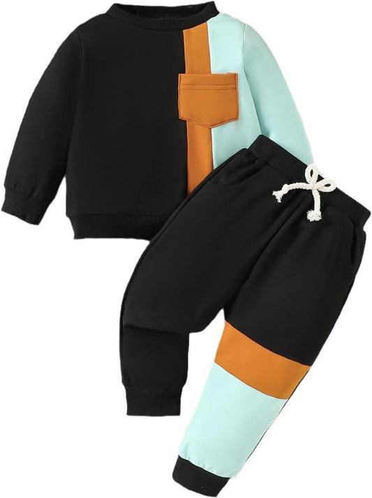 Toddler Color Block Tracksuit