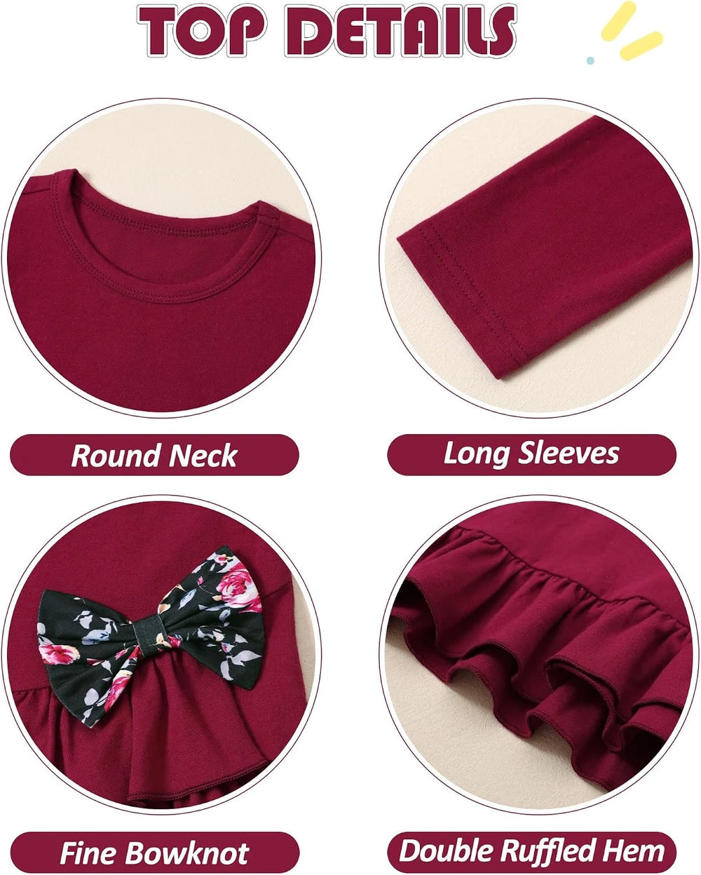 Toddler Girl Floral Fall Outfit