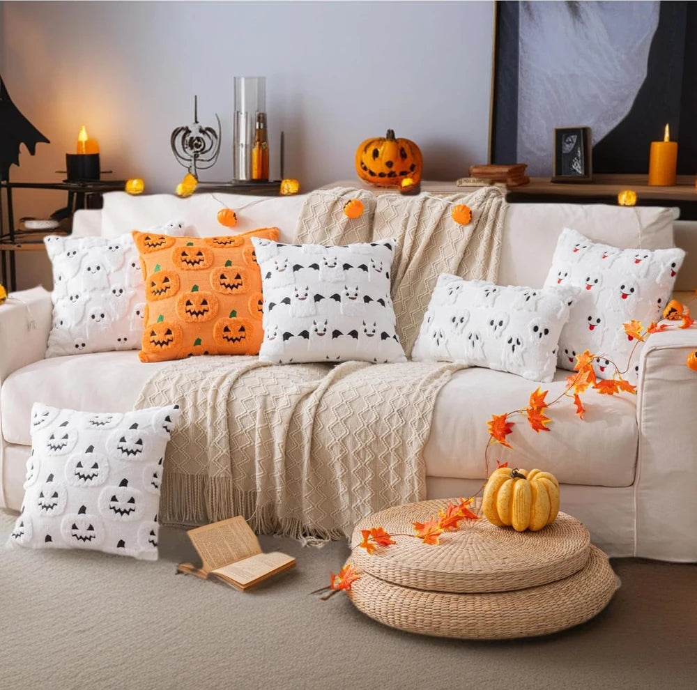 Pumpkin Halloween Throw Pillow Covers