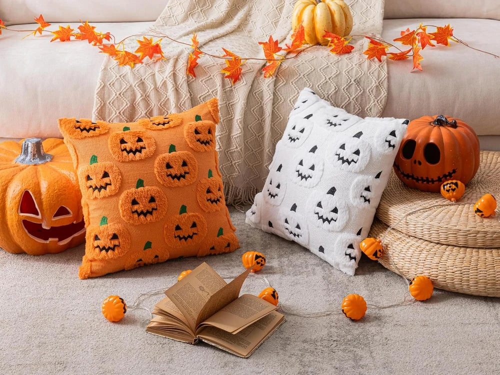 Pumpkin Halloween Throw Pillow Covers