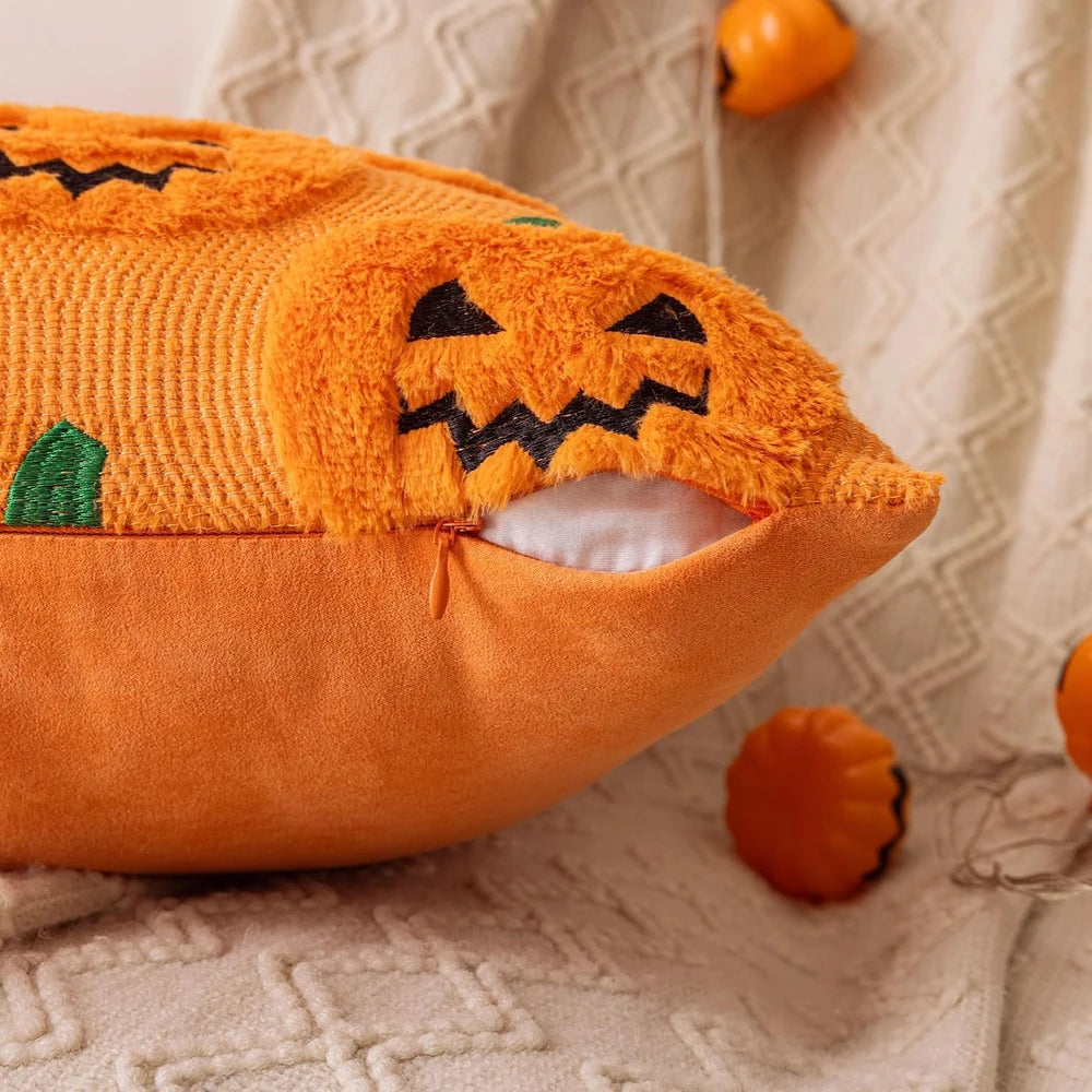 Pumpkin Halloween Throw Pillow Covers