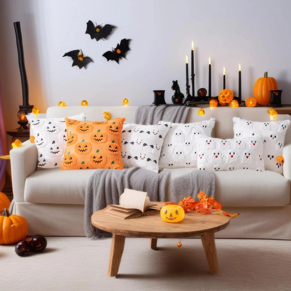 Pumpkin Halloween Throw Pillow Covers