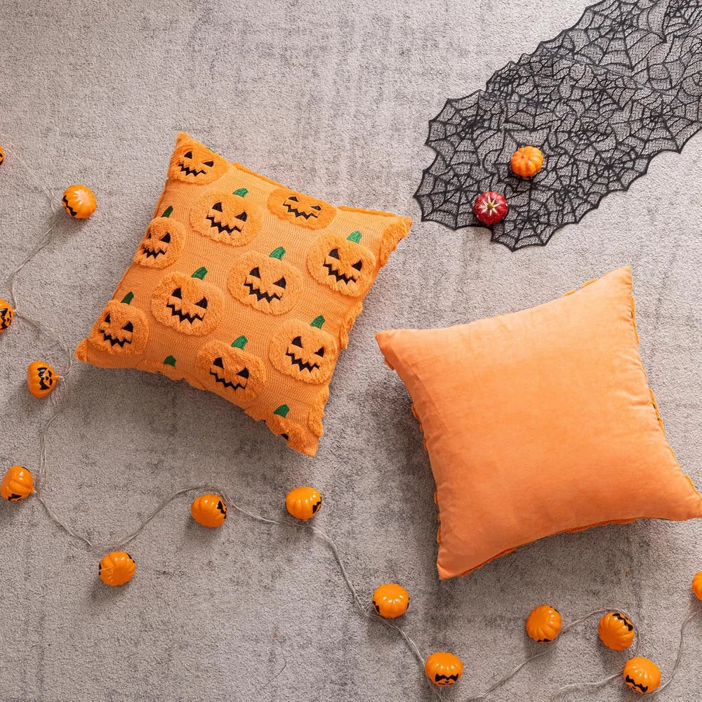 Pumpkin Halloween Throw Pillow Covers