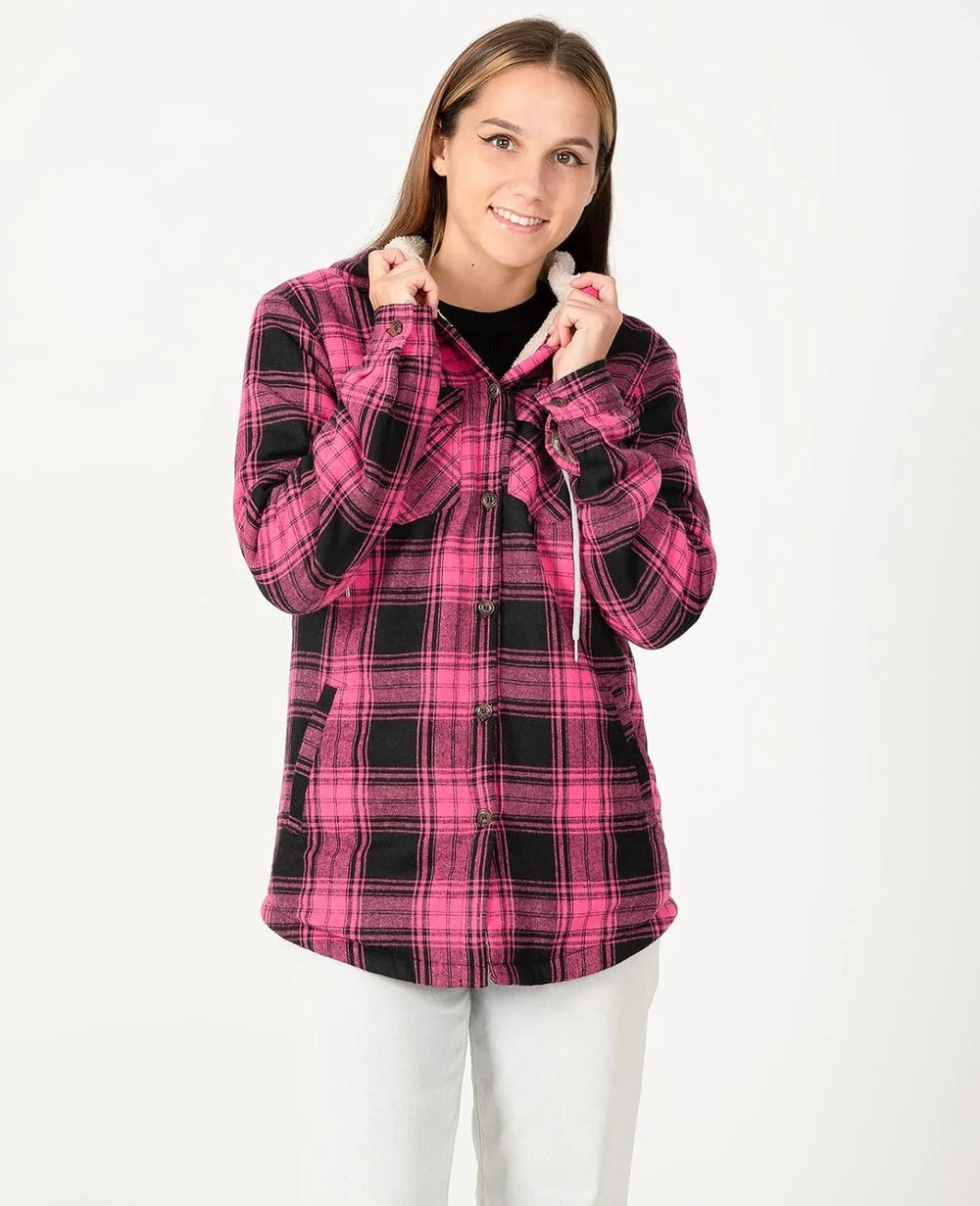 Sherpa Lined Flannel Shacket