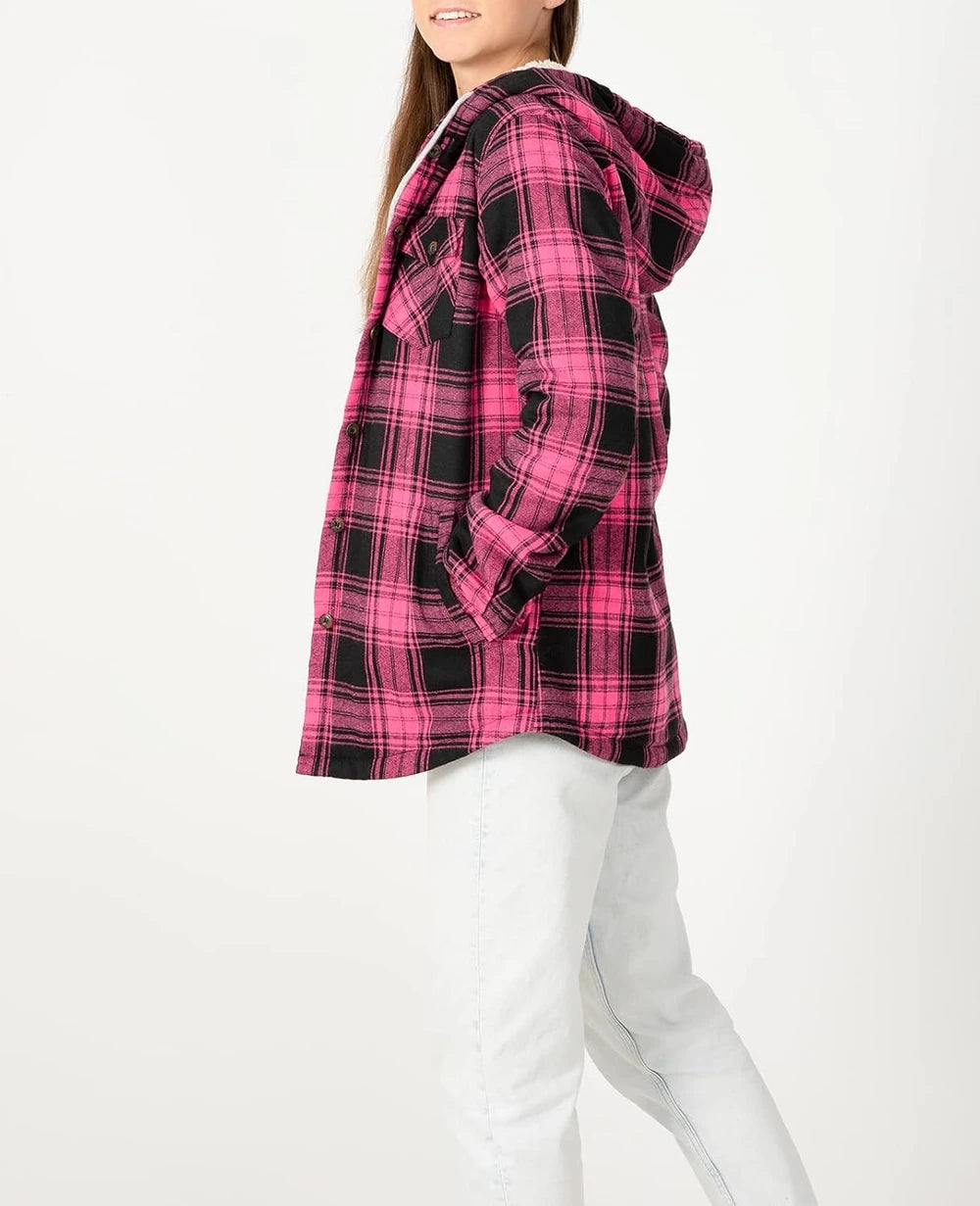 Sherpa Lined Flannel Shacket