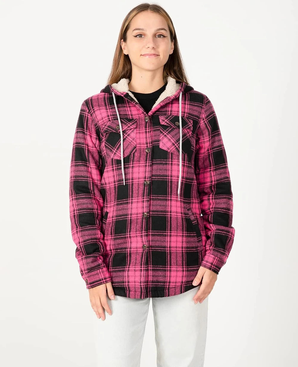 Sherpa Lined Flannel Shacket