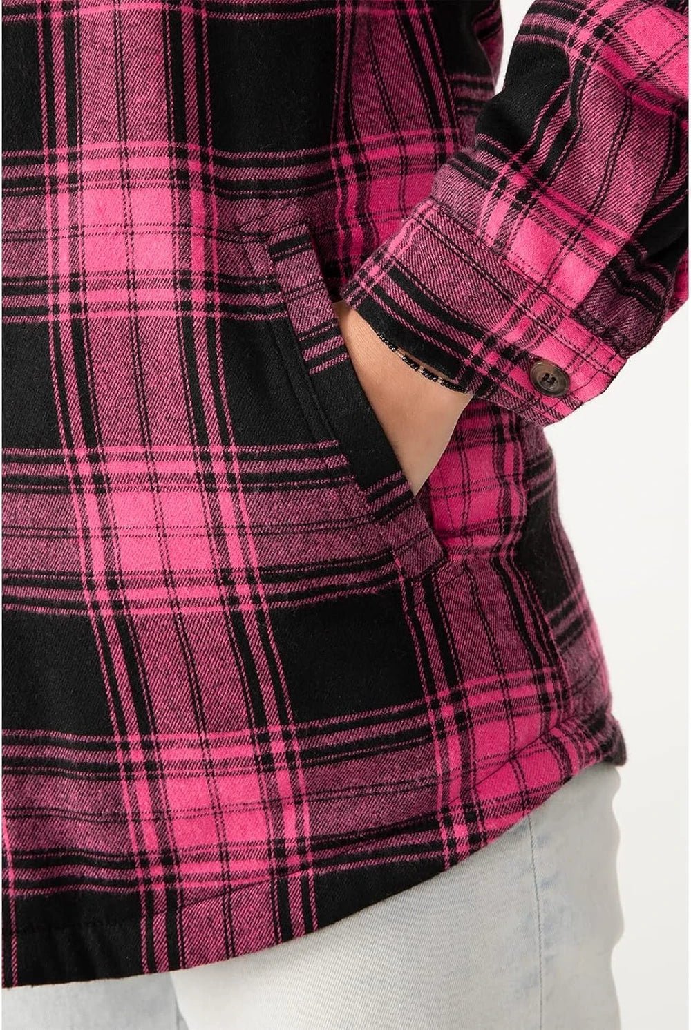 Sherpa Lined Flannel Shacket