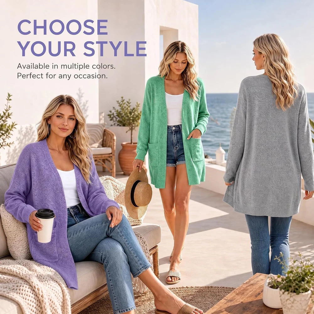 Women's Open Front Cardigan