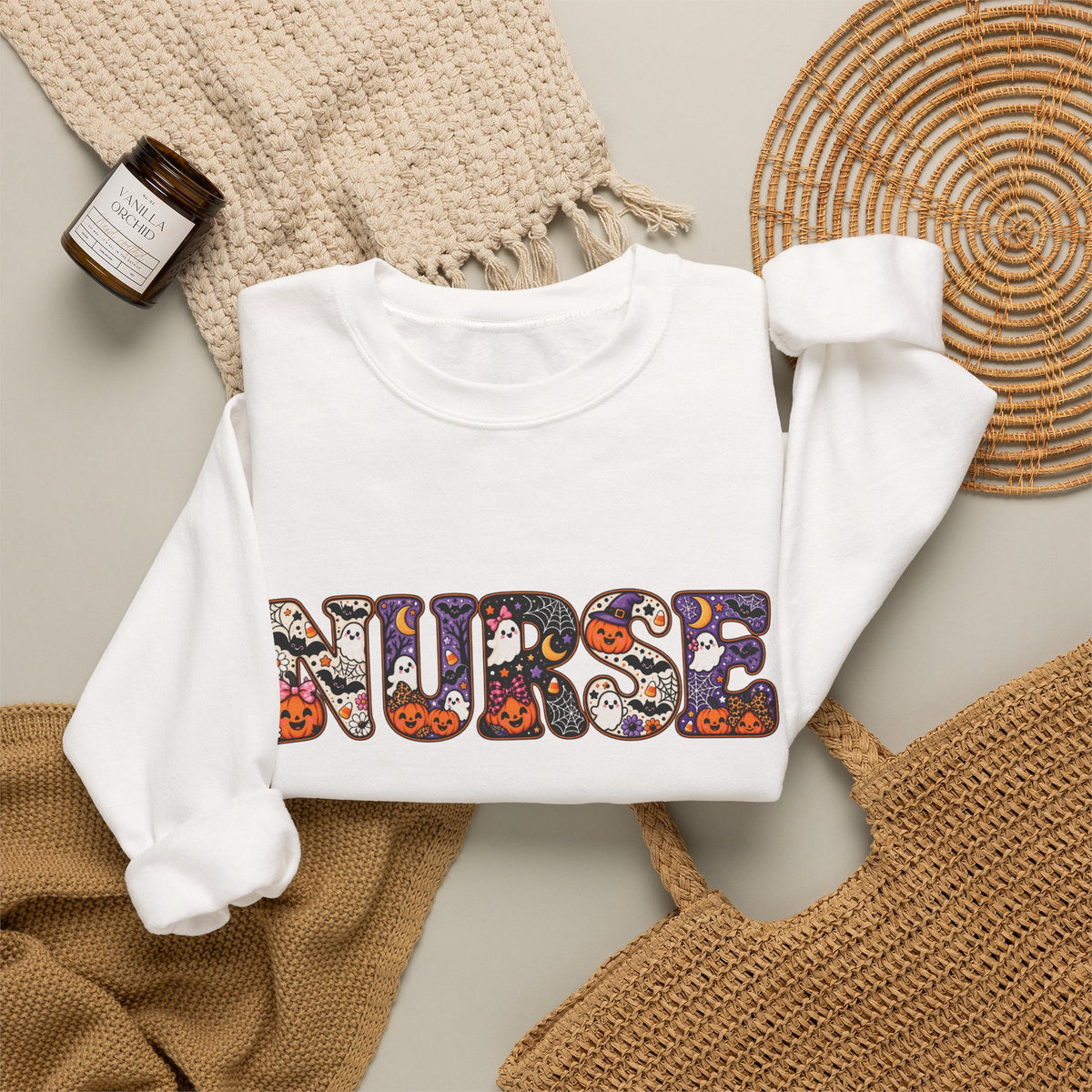Nurse Floral Sweatshirt – Healthcare Worker Crewneck