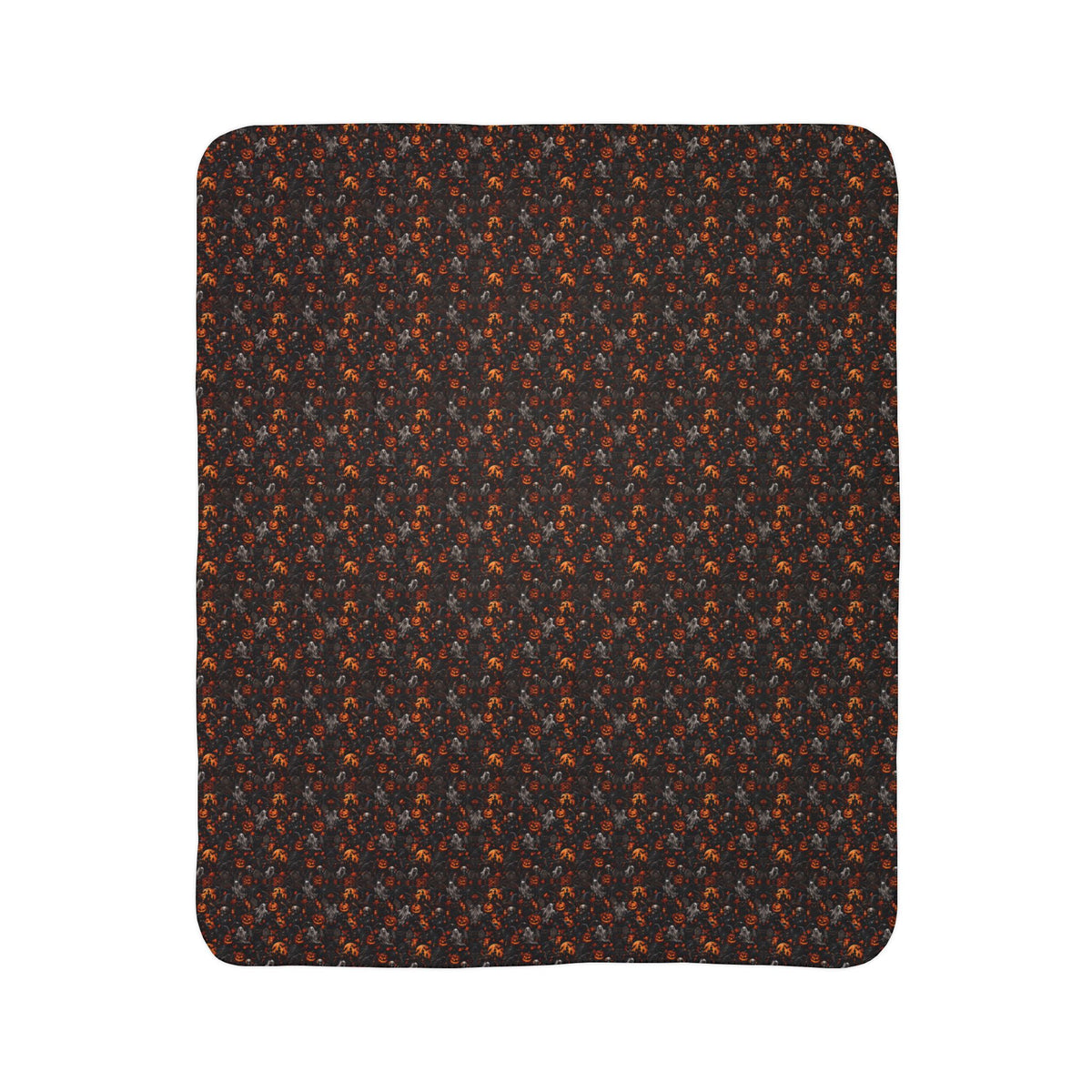Halloween Fleece Sherpa Blanket