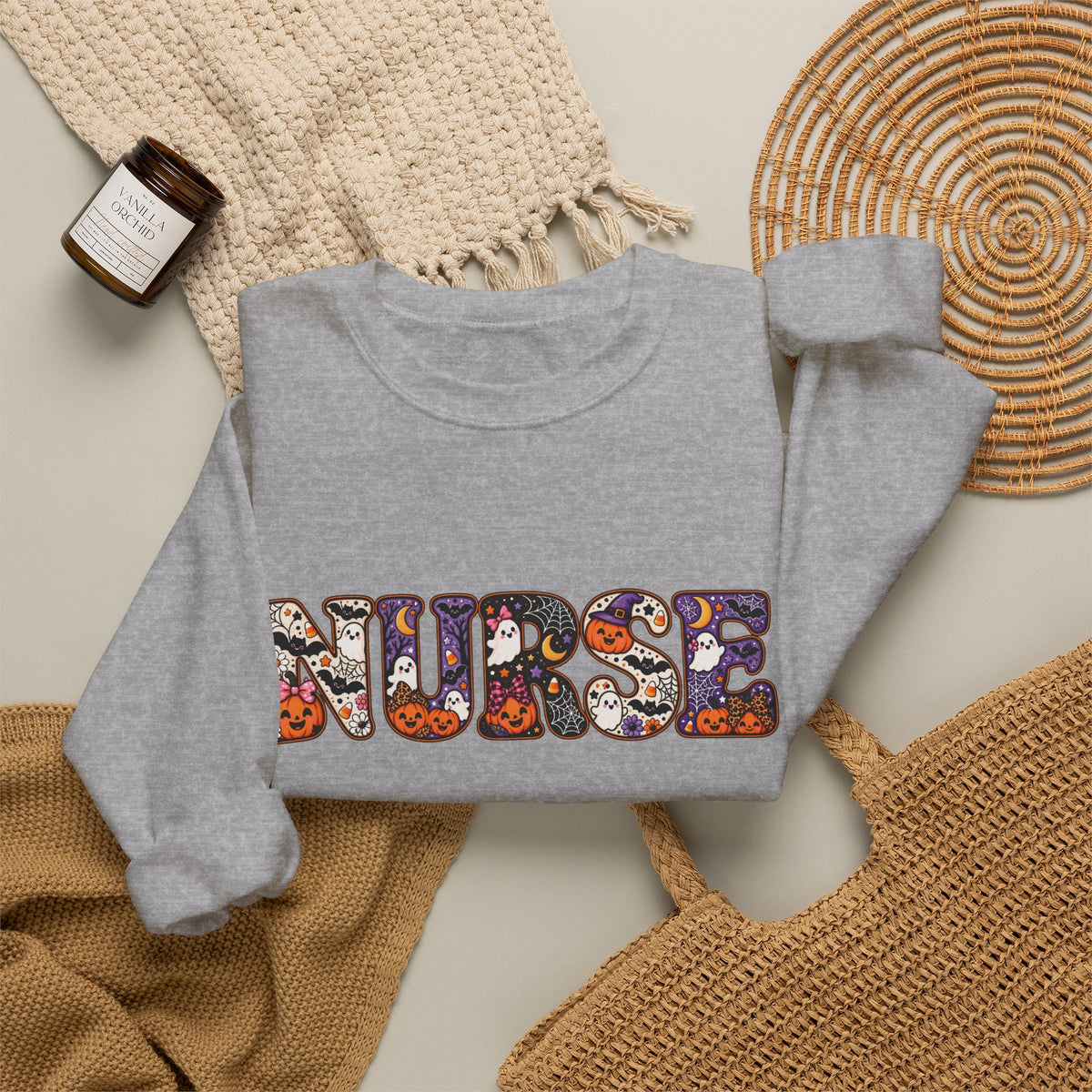 Nurse Floral Sweatshirt – Healthcare Worker Crewneck