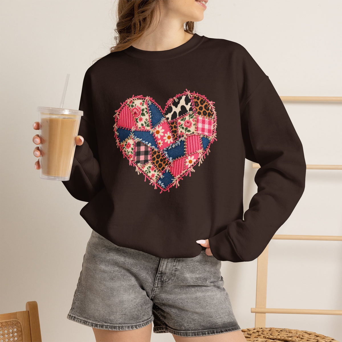 Heart Crewneck Sweatshirt